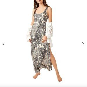 Free People Women's Worth The Wait Floral Maxi Dress Size Medium